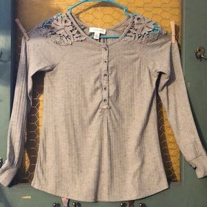 Khaki/Beige Long Sleeve Shirt by Vintage America